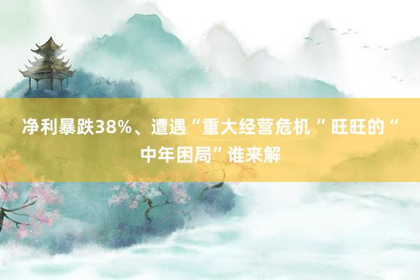 净利暴跌38%、遭遇“重大经营危机 ”旺旺的“中年困局”谁来解