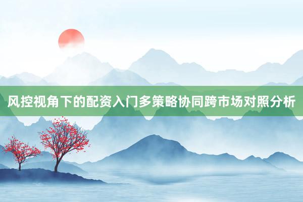 风控视角下的配资入门多策略协同跨市场对照分析